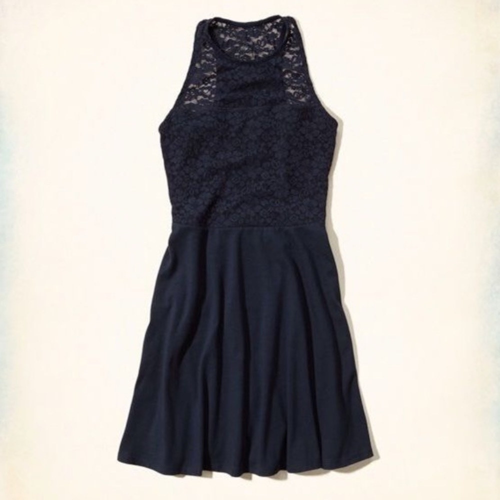 Navy blue Hollister dress